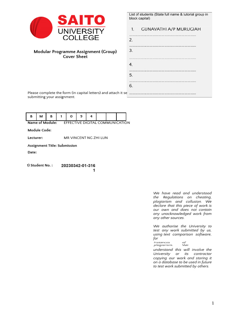 Final Group Assignment - 40 (Oct 2024 To Mar 2025) | PDF | Logistics ...