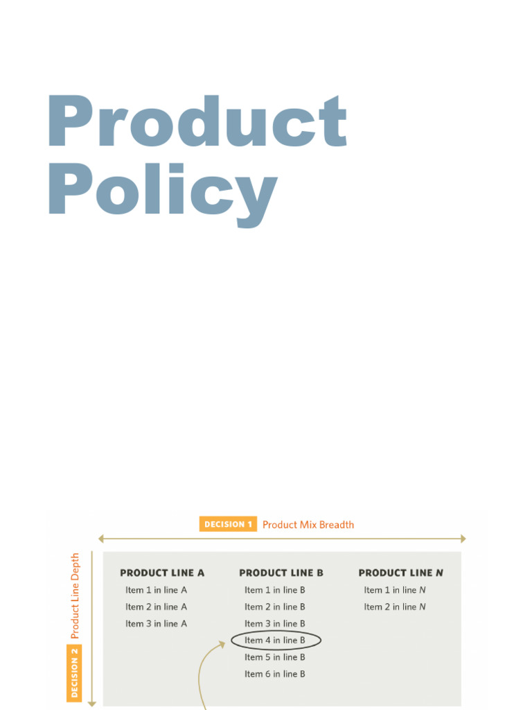 Product Policy PPT Notes | PDF