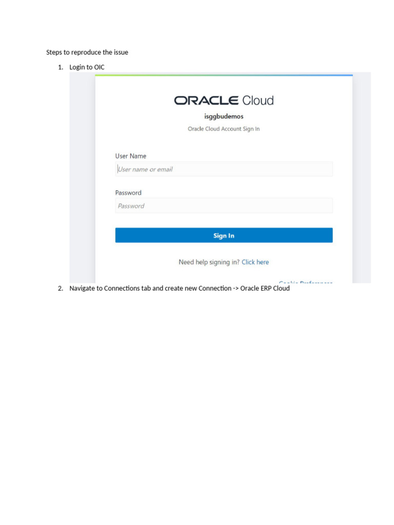 Oracle ERP Cloud Integration Steps | PDF