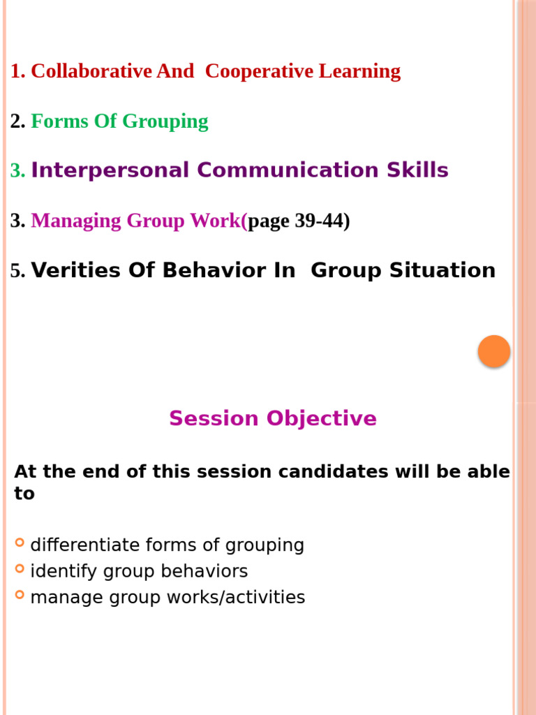 Effective Group Work Strategies | PDF | Learning | Lecture