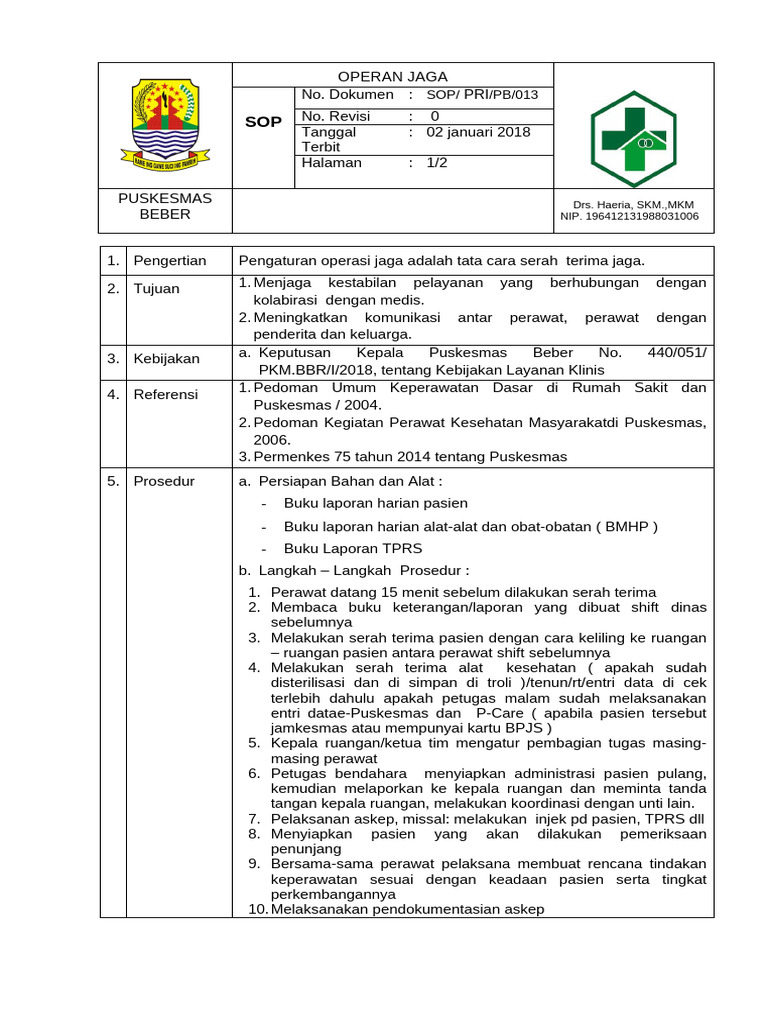 020 Operan Jaga | PDF