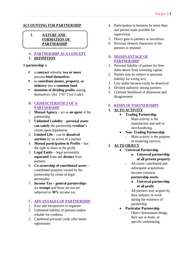 Understanding Partnership Accounting | PDF | Debits And Credits ...