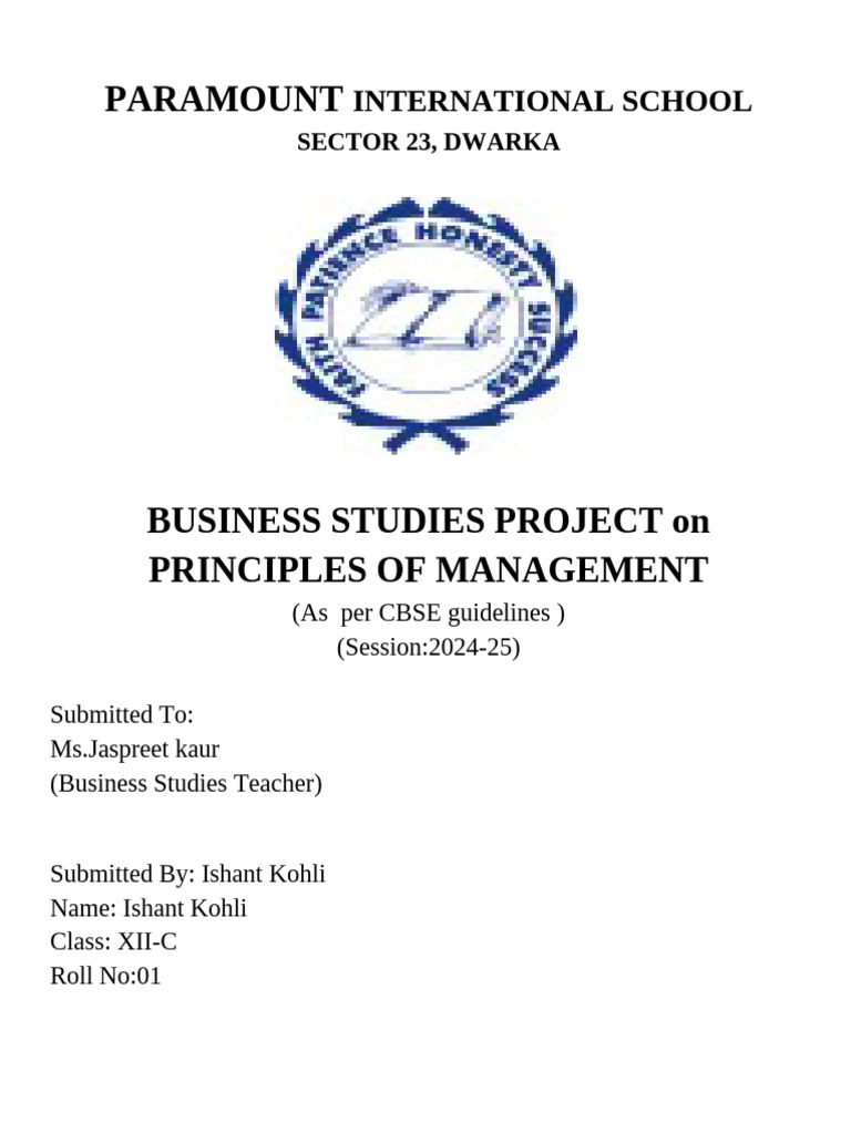 Project 1st Page 1 | PDF