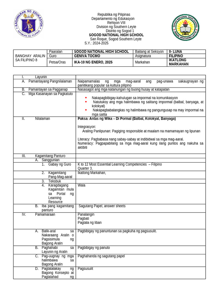 Grade 8-Jan 10 | PDF
