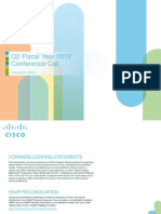 Cisco Q2FY12 Earnings Slides