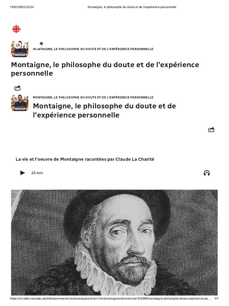 2b-Intro Montaigne | PDF