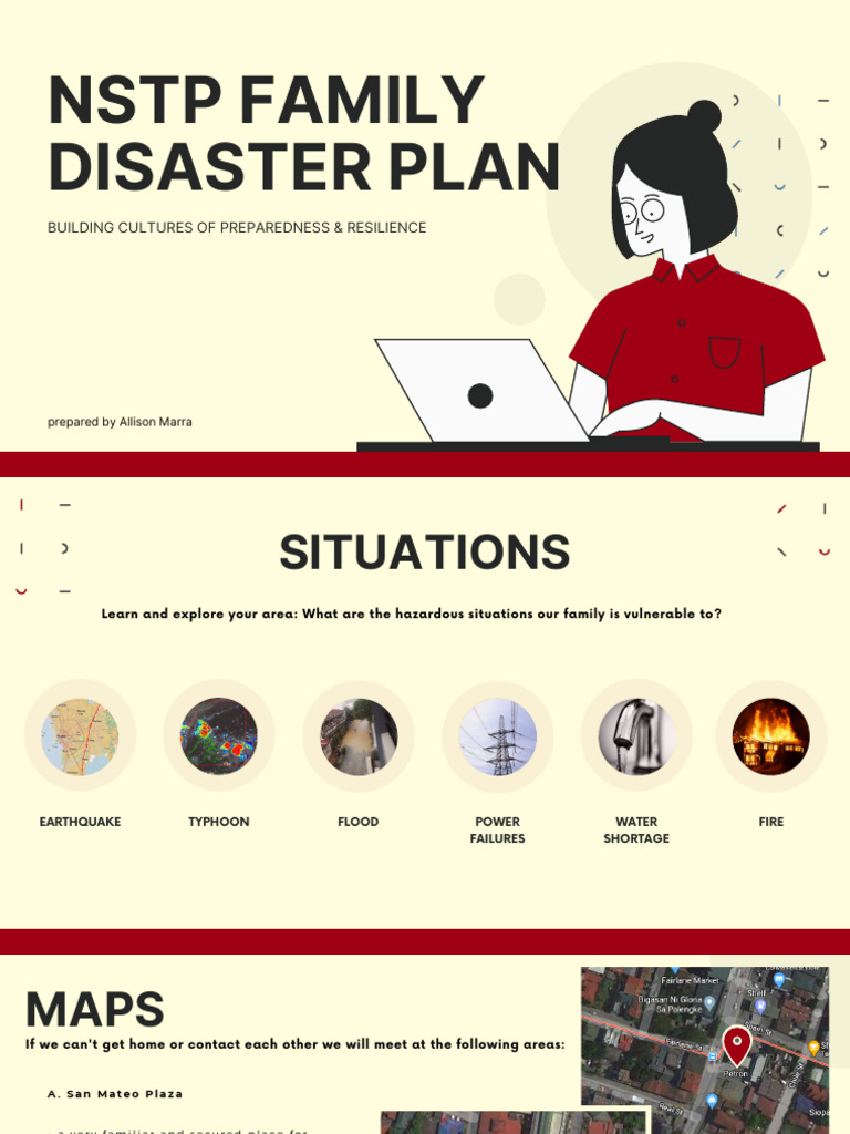 Family Disaster Preparedness Plan PDF Natural Hazards Public Safety(02)