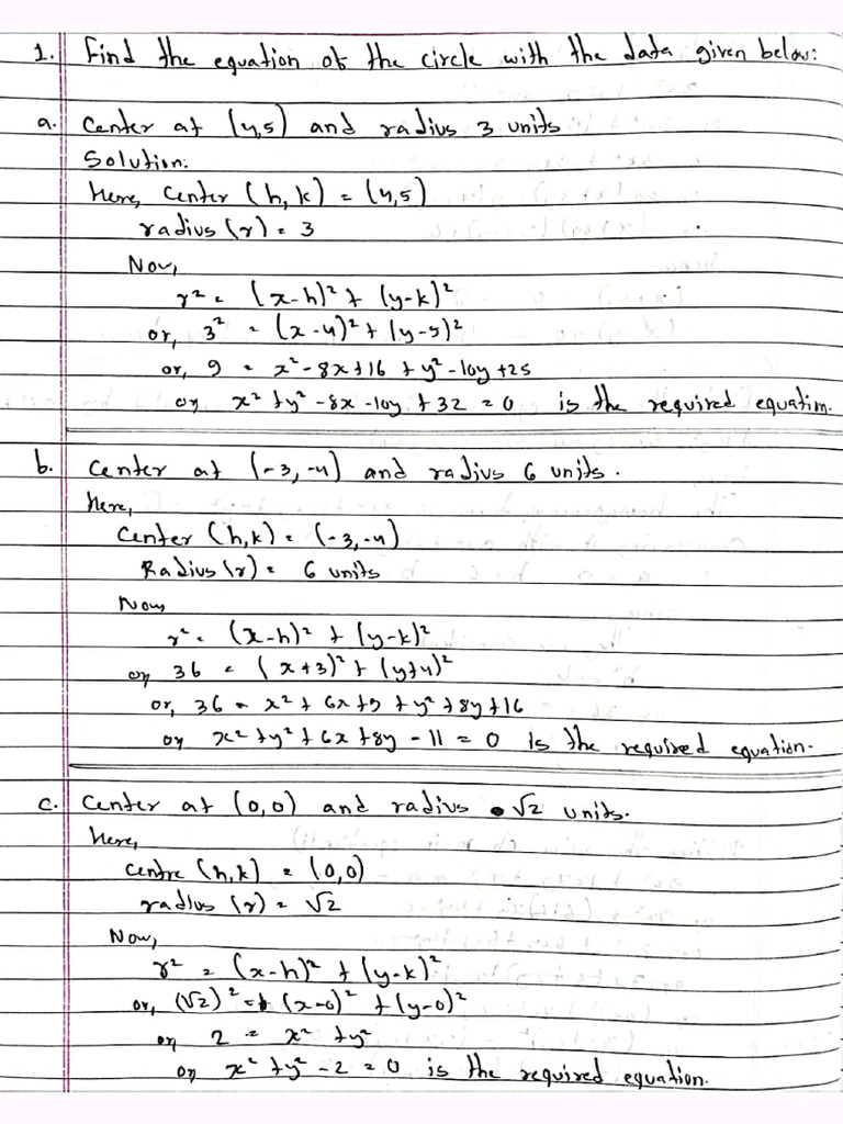 Coordinate Geometry Class 10 Optional Mathematics Ex-8.3 | PDF