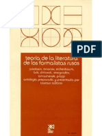 todorov teora de la literatura de los formalistas rusos