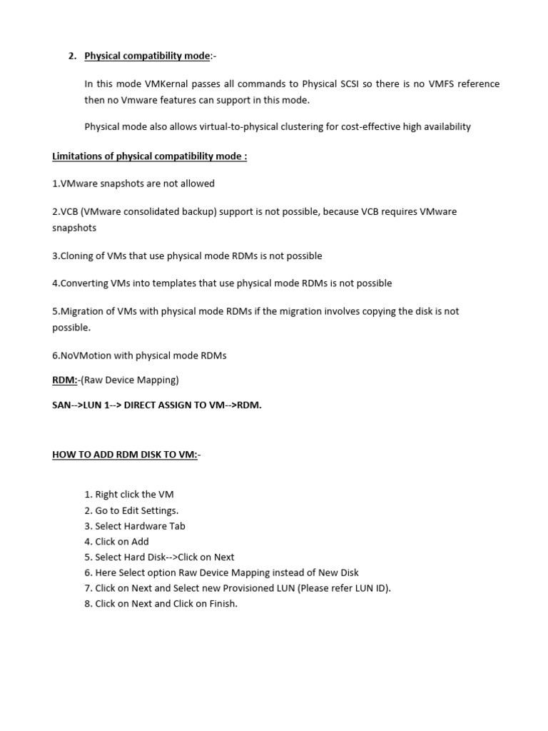 Windows - Vmware QA-1 | PDF