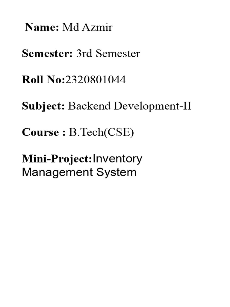Azmir Project | PDF