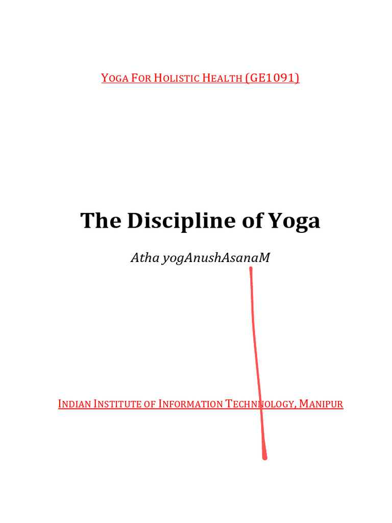 What Is Yoga Iiit Copy Pdf Asana Yoga