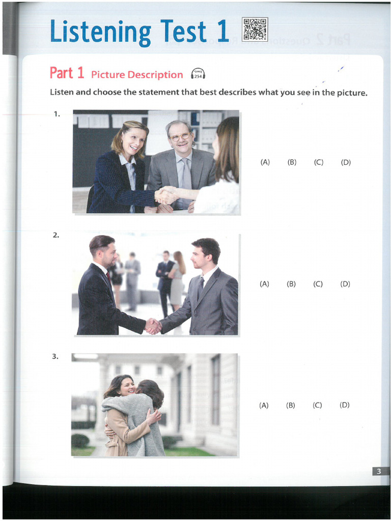 Listening Test 1 4 Pdf