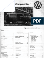 August 1972 Westfalia Bus Owners Manual