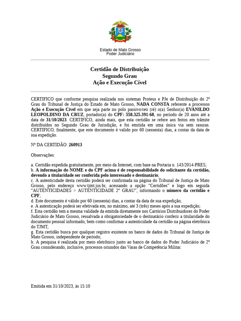 Certidao Pdf