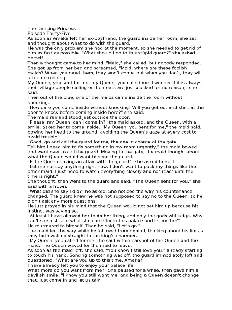 Amaka's Deception of the Guard | PDF