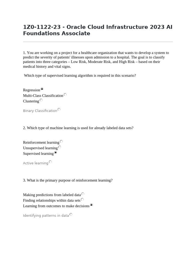 Ai Foundations Pdf Statistical Classification Machine Learning