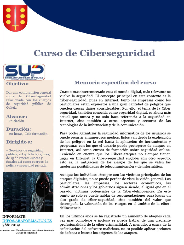 Curso de Ciberseguridad Iniciación | PDF | Seguridad | La seguridad ...