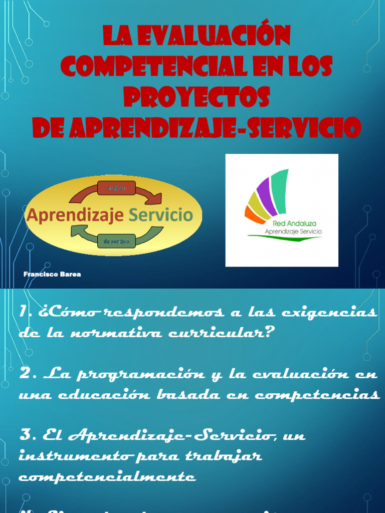 La Evaluación Competencial en Los Proyectos de ApS | PDF | Plan de ...