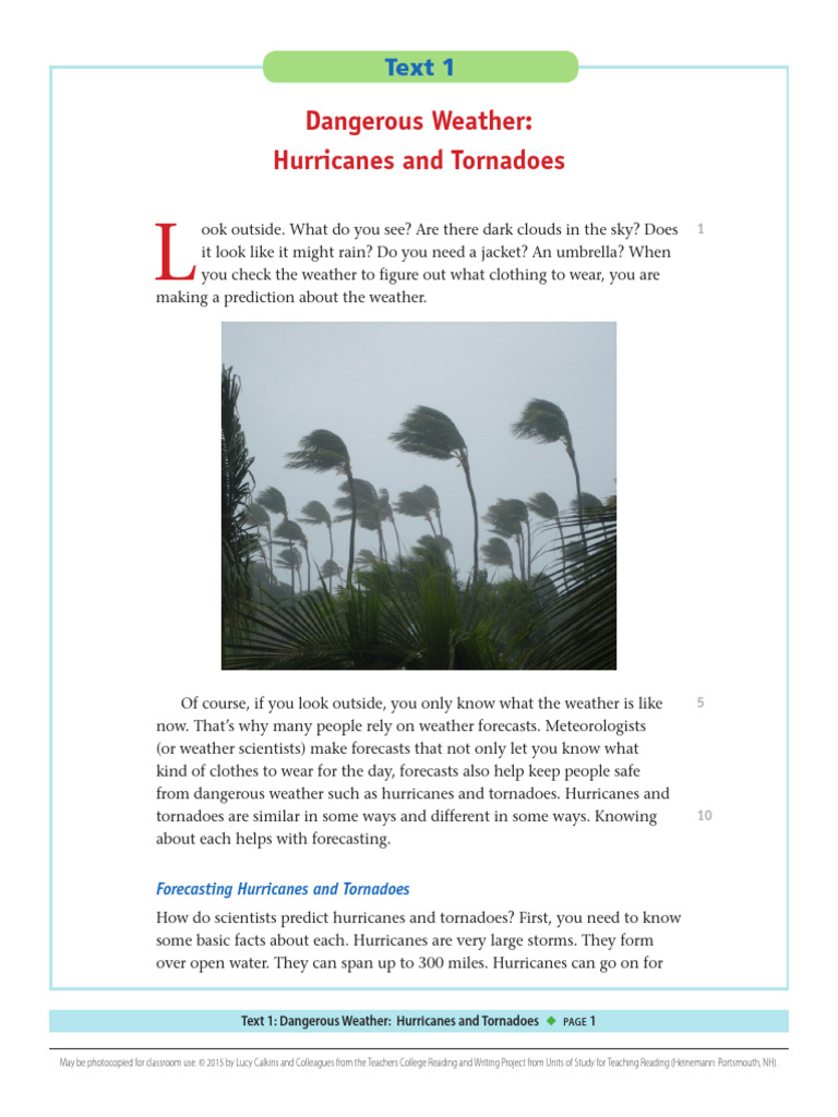 Understanding Hurricanes and Tornadoes | PDF | Tornadoes | Tropical ...