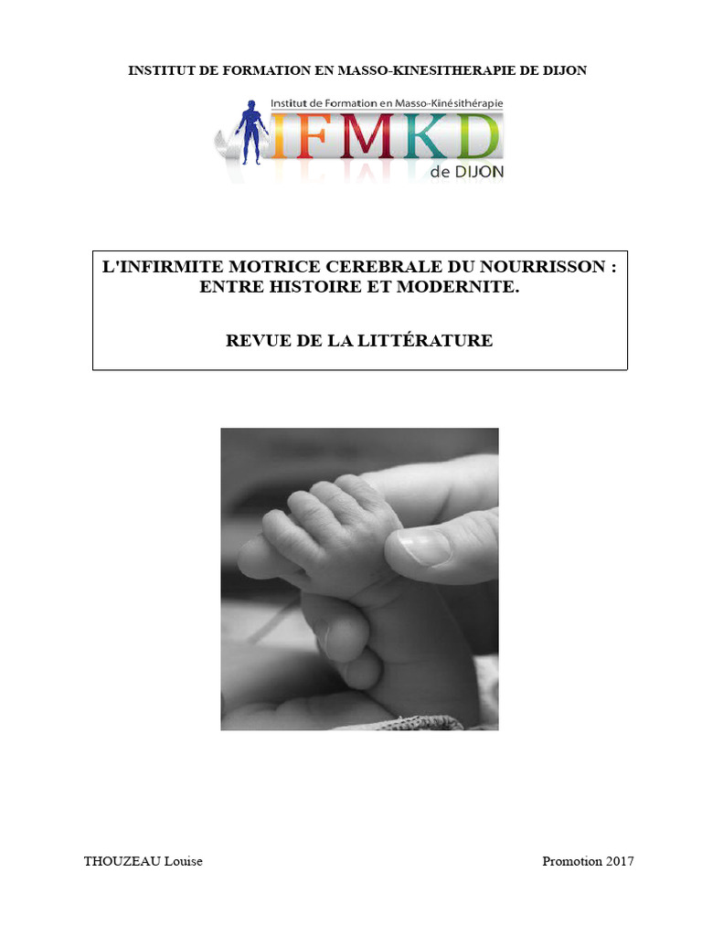 Prise en charge de l'infirmité motrice cérébrale | PDF | Infirmité ...