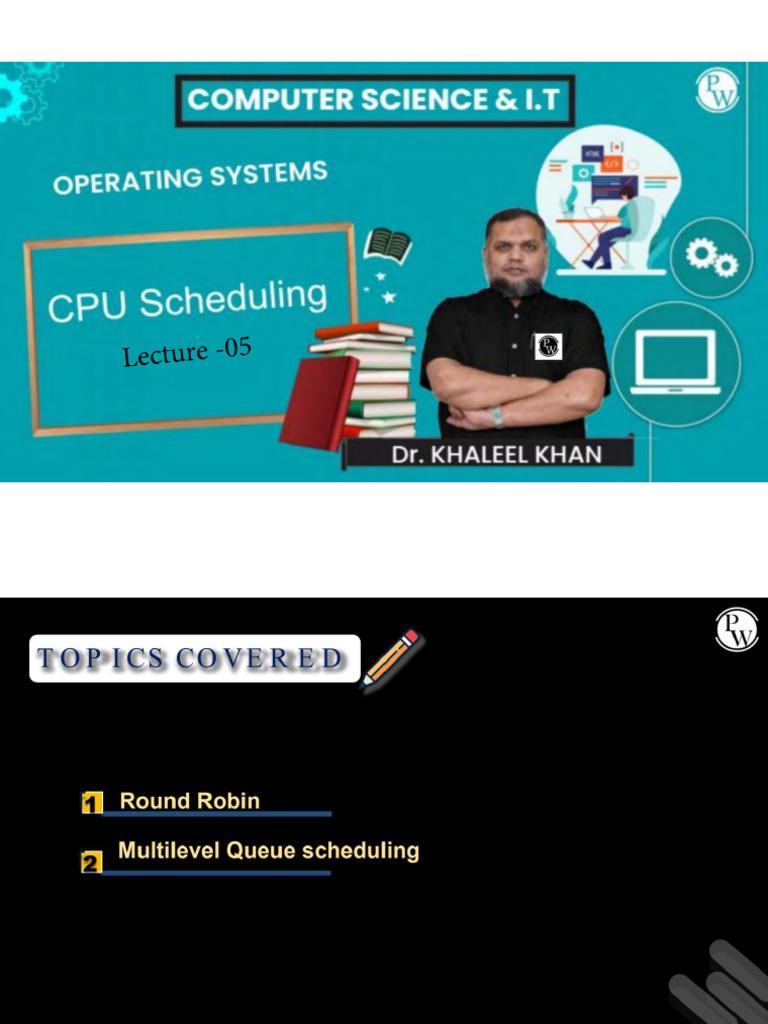##_CPU_Scheduling_05_Class_Notes_Parakram_GATE_2024_Computer_Science | PDF