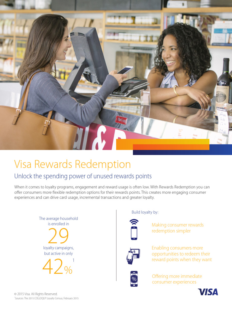 Rewards Redemption Sales Sheet | PDF | Visa Inc. | Loyalty Program