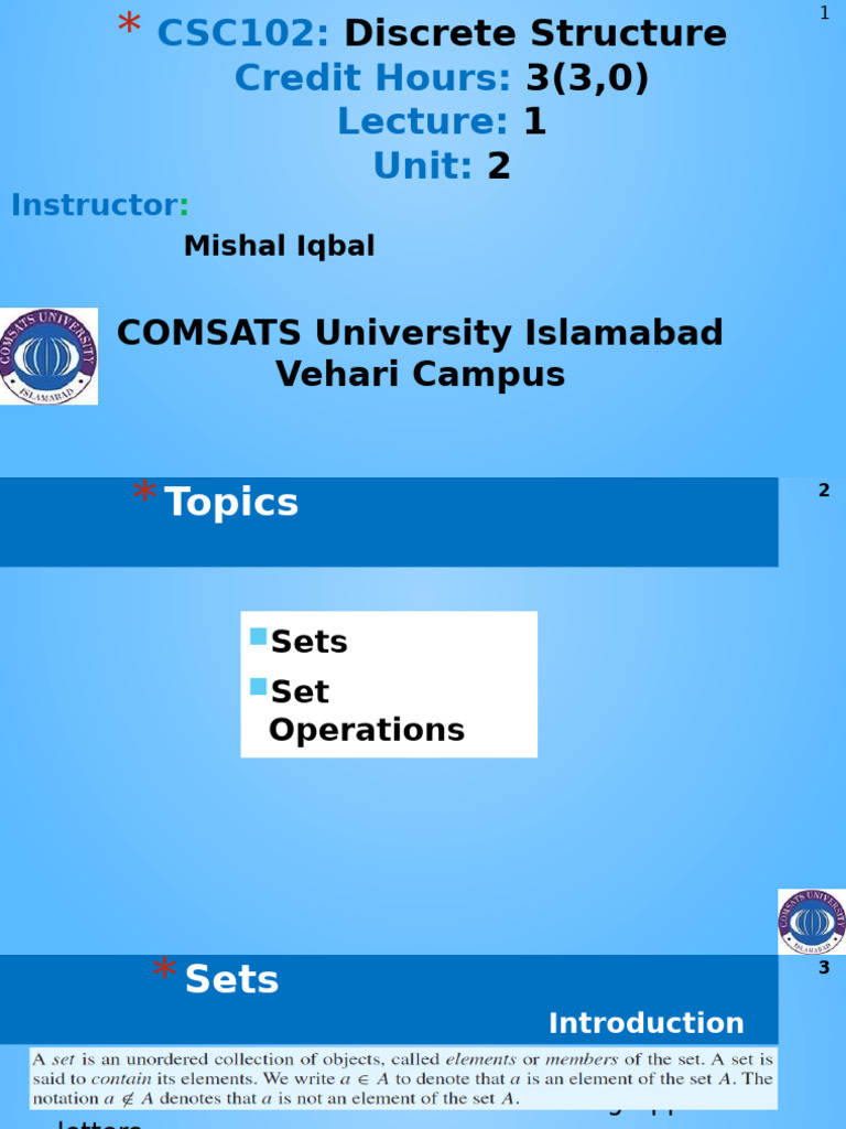 1 Set Theory Pdf Set Mathematics Data Type