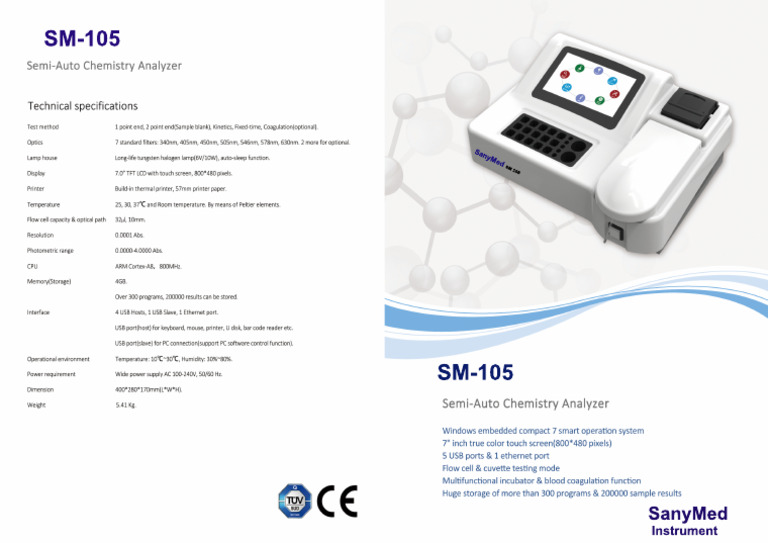Sanymed sm-105 | PDF