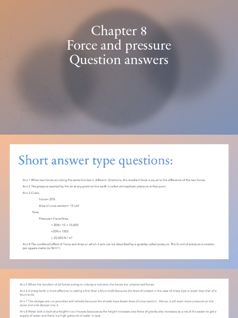 Chapter 8 Question Answers. | PDF