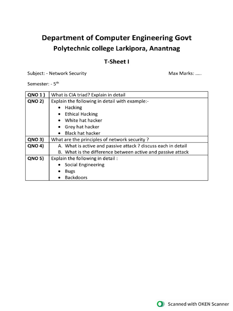 Computer Peripheral and Interface Tutorial Sheets | PDF