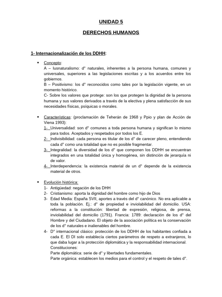 Dip Unidad-5 | PDF | Convenio europeo de derechos humanos | Justicia