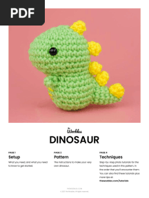 Woobles Dinosaur Kit