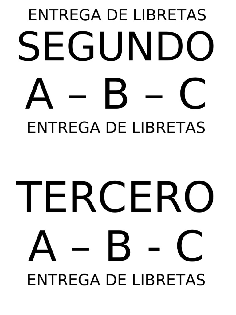 Letreros | PDF
