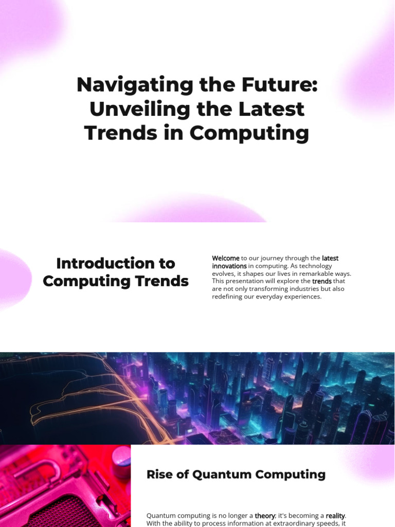 Slidesgo Navigating The Future Unveiling The Latest Trends in Computing ...