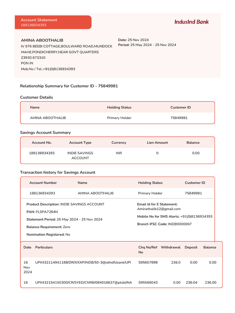accountADHOC25112024064307-188136934393 Unlocked | PDF | Banking ...