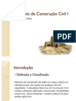 Materiais de Construção Civil I