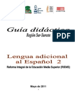Guía Didáctica de Inglés II