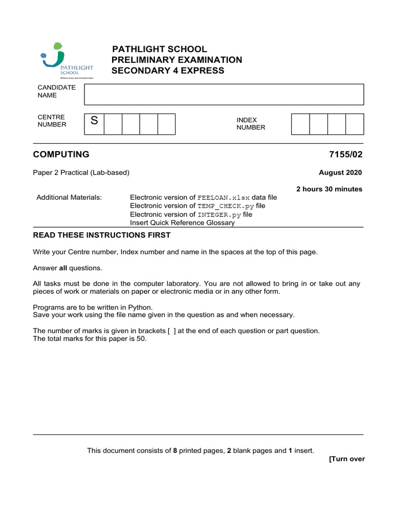 Pathlight 2020 p2 pdf interest present value