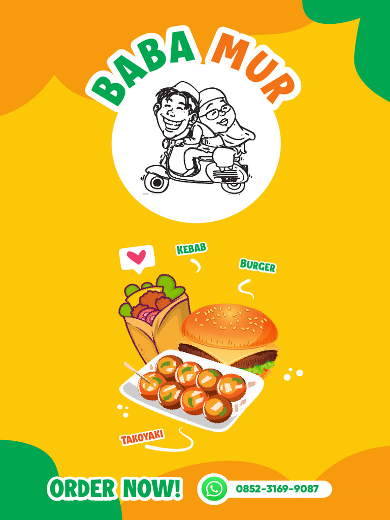 Desain Banner Berdiri - 60x85 Baba Mur | PDF