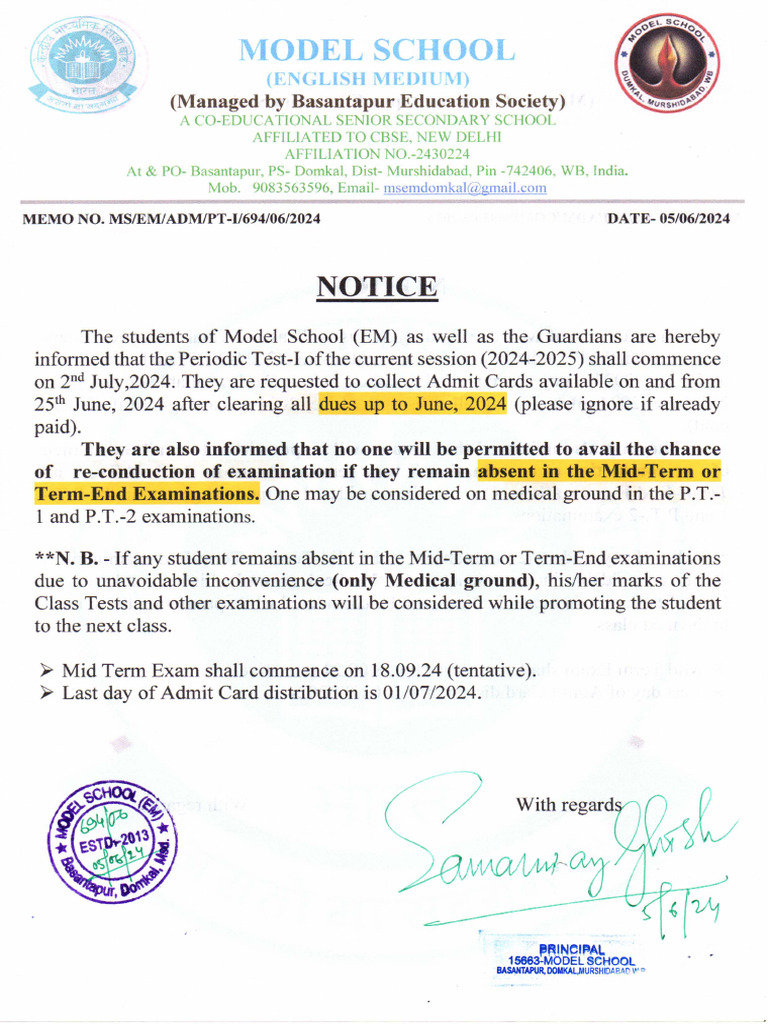 Pt-I Notice | PDF