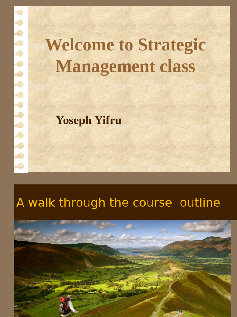 Strategic Management Course Outline | PDF | Executive Compensation ...
