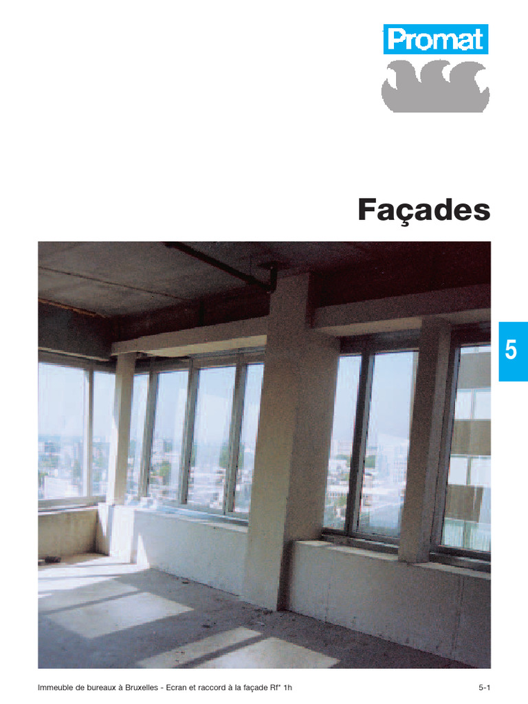 Façades Rf 1h : Solutions PROMATECT®-H | PDF | Béton
