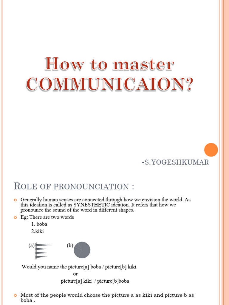 Master Communicaion Skill | PDF