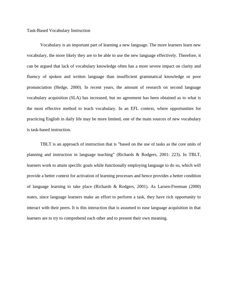 TBLT | PDF