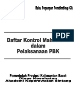 DAFTAR KONTROL MAHASISWA