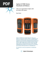 Agilent U1730C Series Handheld LCR Meters: Take Your Expectations Higher With The Latest LCR Meters