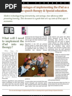 Download The Cost and Advantages of Implementing the iPad as a Learning Tool for Speech Therapy amp Special Education by Barbara Fernandes SN80997904 doc pdf