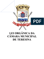 Lei Organica Do Municipio de Teresina