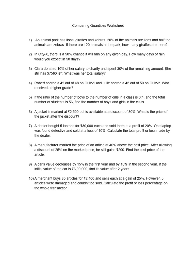 Math Worksheets | PDF
